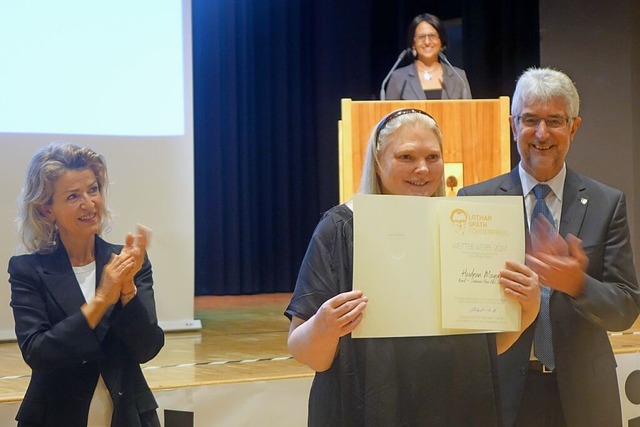 Ein Hhepunkt im Vereinsjahr von &quot...nks) und Brgermeister Michael Thater.  | Foto: Roswitha Frey