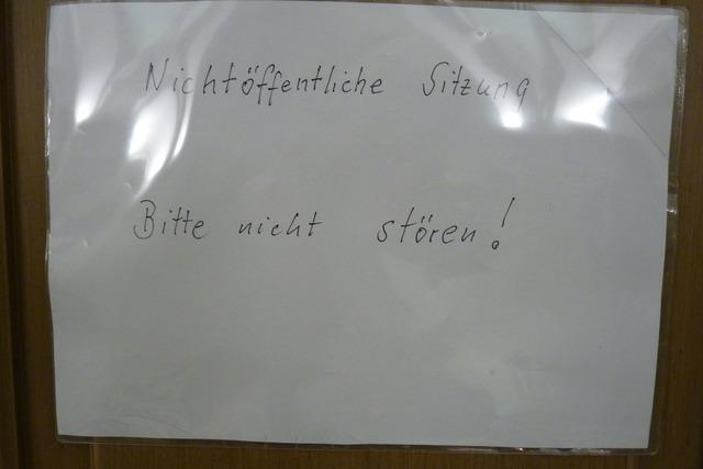 Der Gemeinderat wurde nichtffentlich ber Finanzen und Zukunftsthemen "upgedatet"