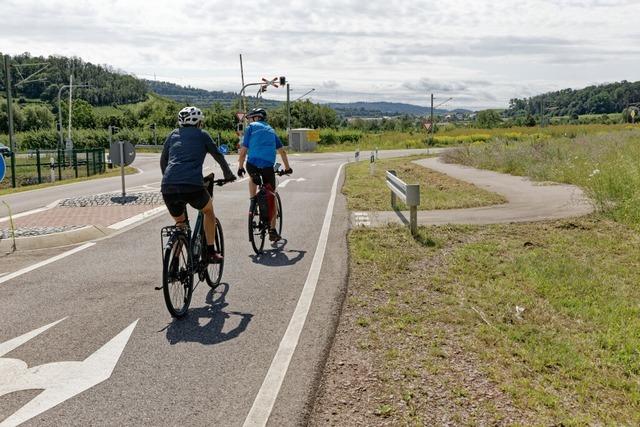 Radwege am Kaiserstuhl: Trassenideen zwischen Sasbach und Burkheim fr mehr Sicherheit