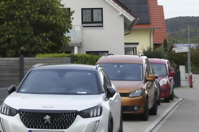 In Niederrotweil sorgen manche Dauerparker fr Unmut