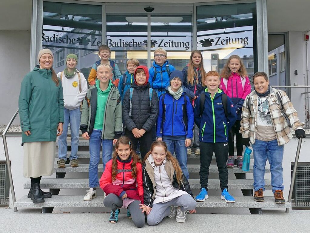 Klasse 4b der Johann-Philipp-Glock Schule Schallstadt