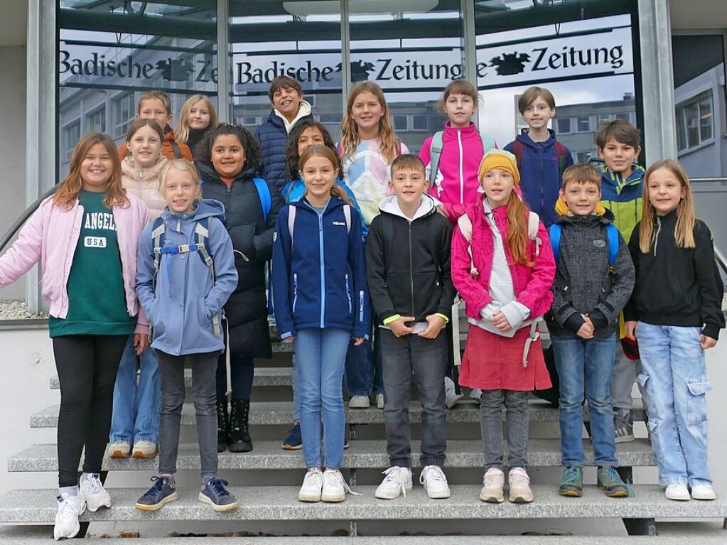 Klasse 4a der Johann-Philipp-Glock Schule Schallstadt