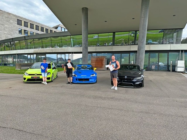 Die Gewinner beim Autotreffen im vergangenen Jahr.  | Foto: Diogo Rodrigues