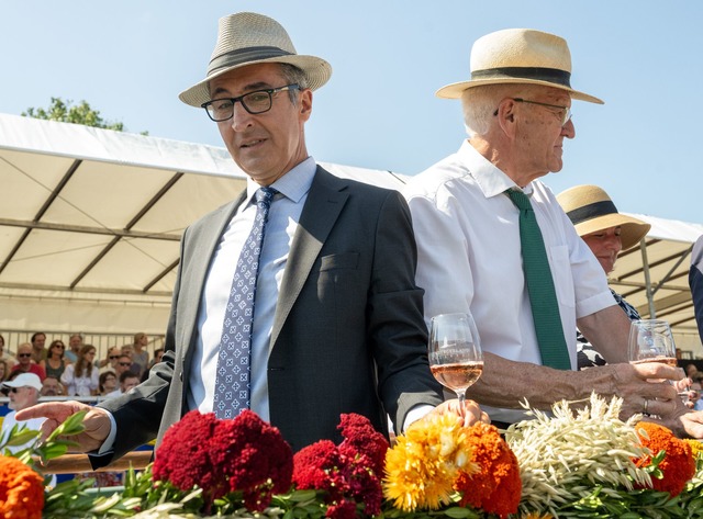 &Ouml;zdemir ist &auml;hnlich bekannt wie Amtsinhaber Kretschmann. (Archivbild)  | Foto: Stefan Puchner/dpa