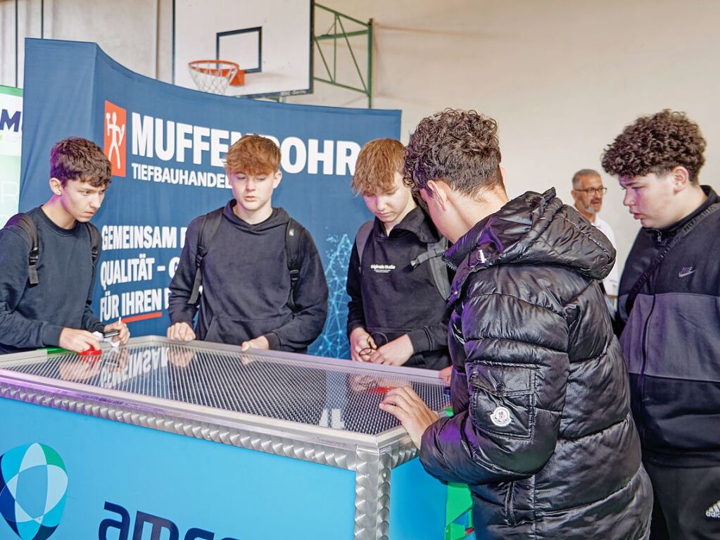 Jede Menge Information boten die Teilnehmer der Jobstartbrse am Donnerstagabend und Freitag in der Stadthalle in Endingen.