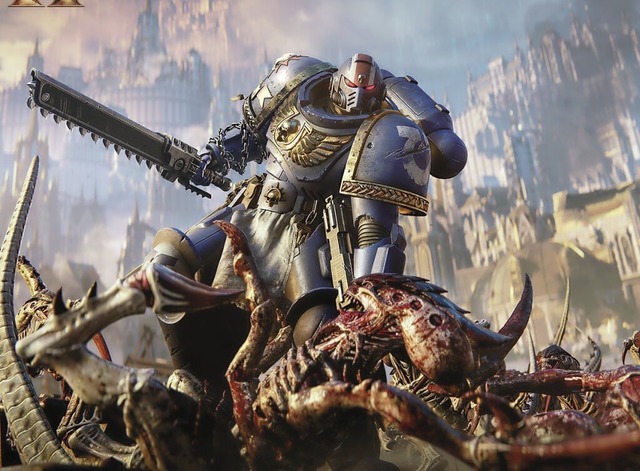 Szene aus dem Spiel Warhammer 40.000: ...nd rechtsextremem Gedankengut gemacht.  | Foto: Focus Entertainment (dpa)