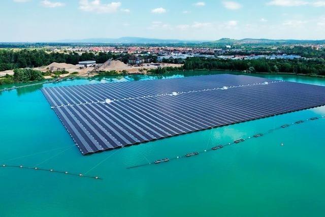 Deutschlands grte schwimmende Photovoltaikanlage stammt auch aus Eschbach