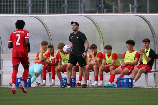 Die A-Junioren des SC Freiburg unterliegen trotz Fhrung beim SV Sandhausen