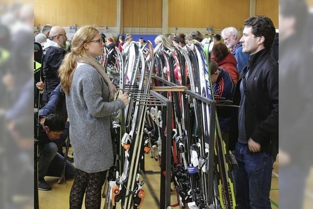 Ungebrochene Nachfrage bei Skibasar