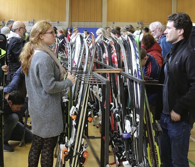 Wieder ein voller Erfolg: der Skibasar des Ski-Clubs Rtteln  | Foto: Katharina Kubon