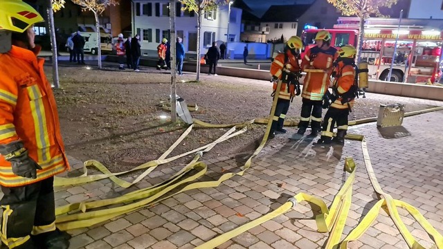 Bei der Jahreshauptbung von Feuerwehr...am evangelischen Gemeindehaus geprobt.  | Foto: Ilona Hge