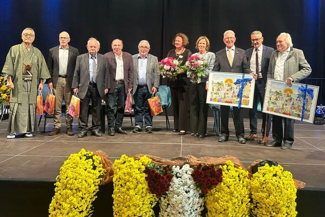 Die Stadt Lahr hat wichtige Protagonis...santhema beim Jubilumsempfang geehrt.  | Foto: Bettina Schaller