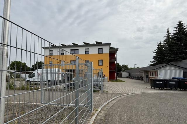 In der Flchtlingsunterkunft in der No...Strae gab es einen handfesten Streit.  | Foto: Frank Schoch