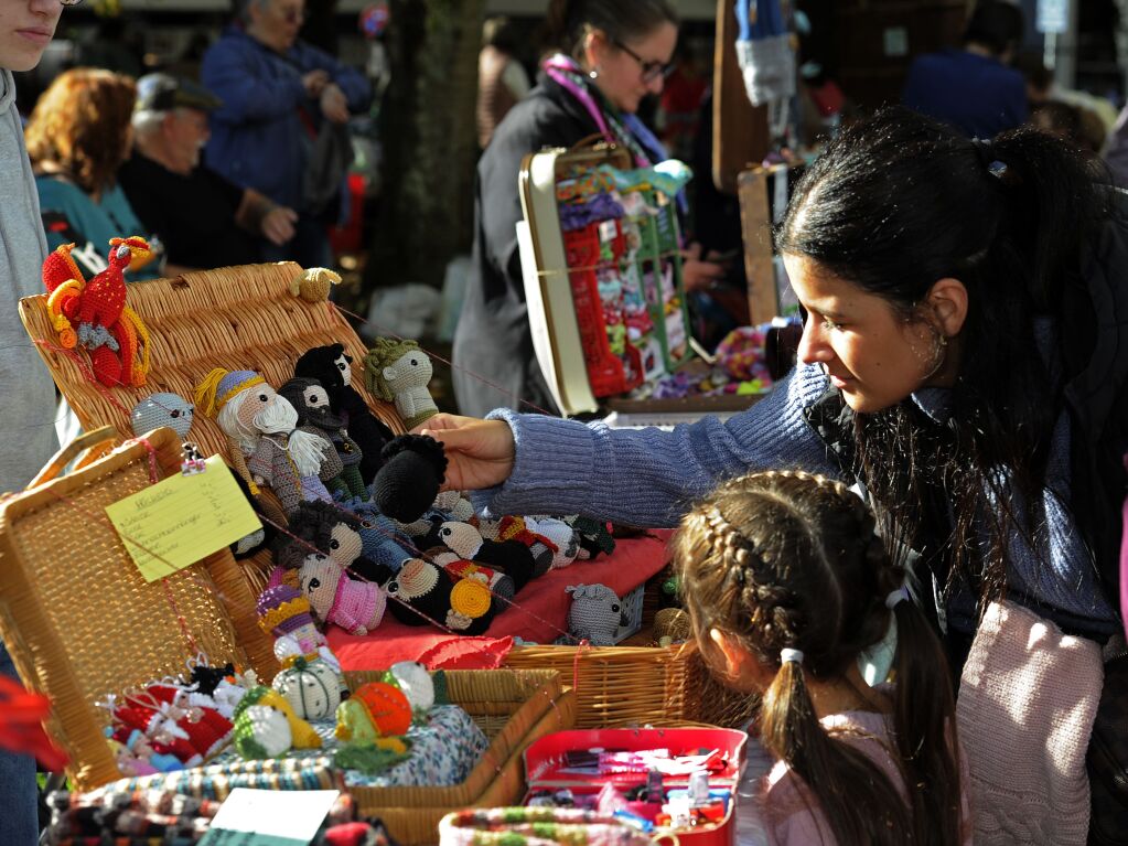 Der Koffermarkt war am Sonntag beliebt.