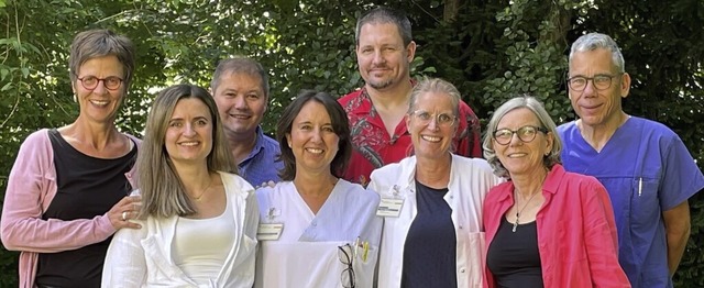 Das Team des Diabeteszentrums im Kreiskrankenhaus Schopfheim.  | Foto: Kliniken Landkris Lrrach