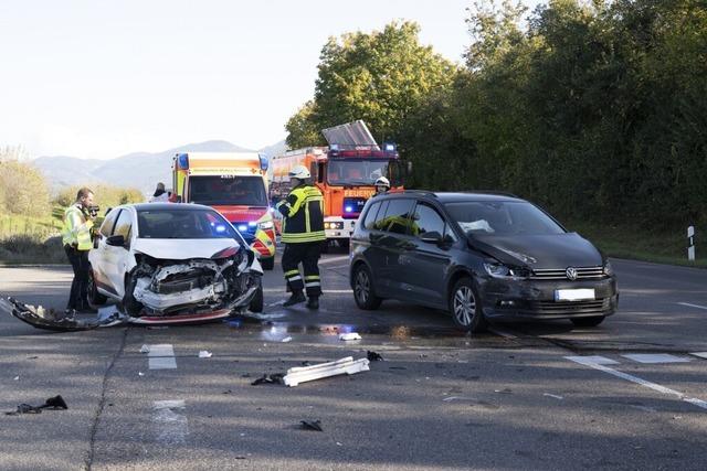 Zwei Verletzte nach Unfall bei Neuenburg