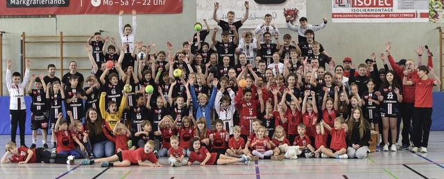 Mit viel Freude am Sport: die Handball...andballgemeinschaft Mllheim-Neuenburg  | Foto: HG Mllheim-Neuenburg