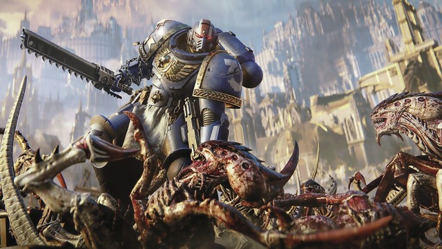 Szene aus dem Spiel Warhammer 40.000: ...nd rechtsextremem Gedankengut gemacht.  | Foto: Focus Entertainment (dpa)