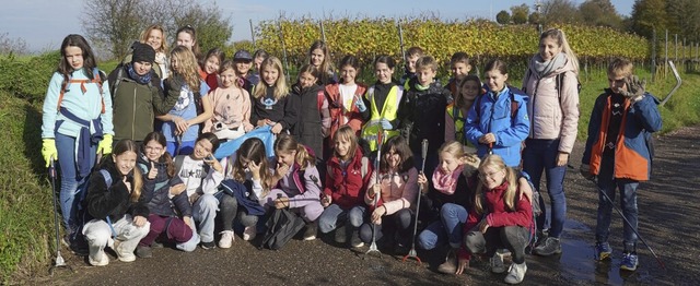 Auch die Klasse 5c der  Heimschule St....rin Kerstin Hensle hat sich beteiligt.  | Foto: Stadt Ettenheim