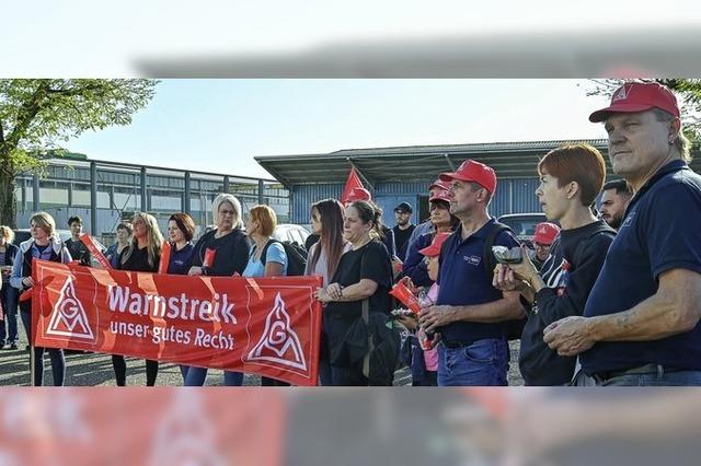 Warnstreik in Lahr