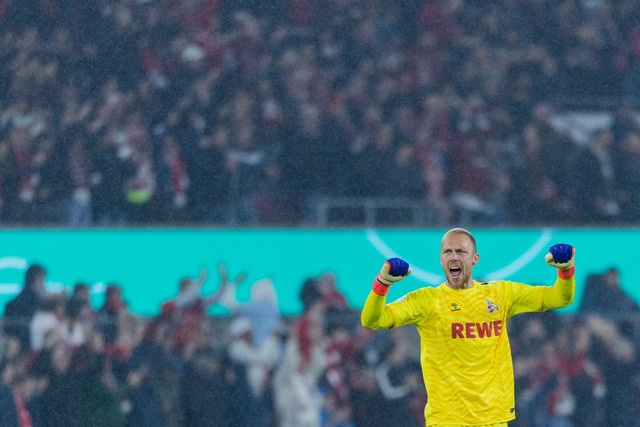 Der 1. FC K&ouml;ln kann wieder jubeln.  | Foto: Rolf Vennenbernd/dpa