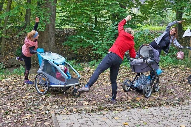 Buggy-Gymnastik im Freiburger Umland: Fit werden mit Baby und Kinderwagen?