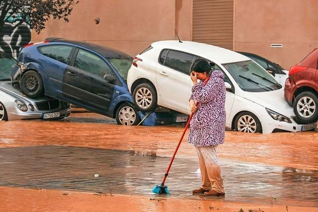 Historisches Unwetter in Spanien sorgt fr schwere berschwemmungen