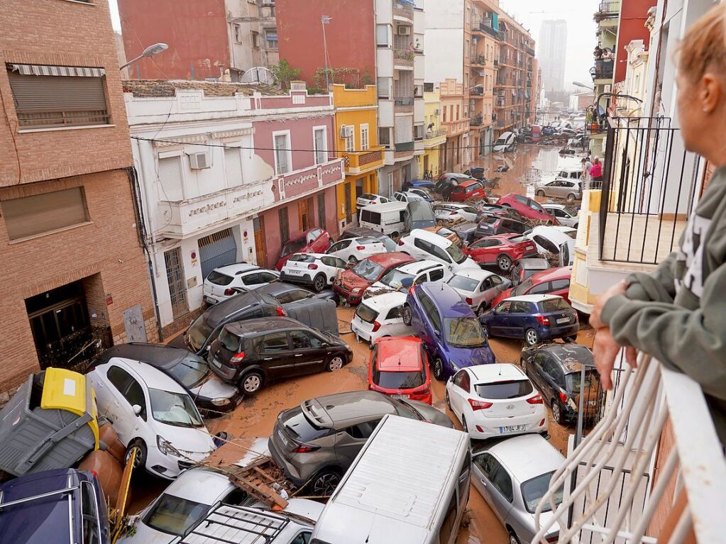 Valencia ist von den berschwemmungen besonders betroffen.