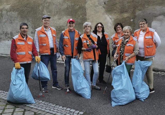 Volle Mllscke: Die Ausbeute der Brei...Mal gro. Im Mrz 2025 geht es weiter.  | Foto: Annette Senn