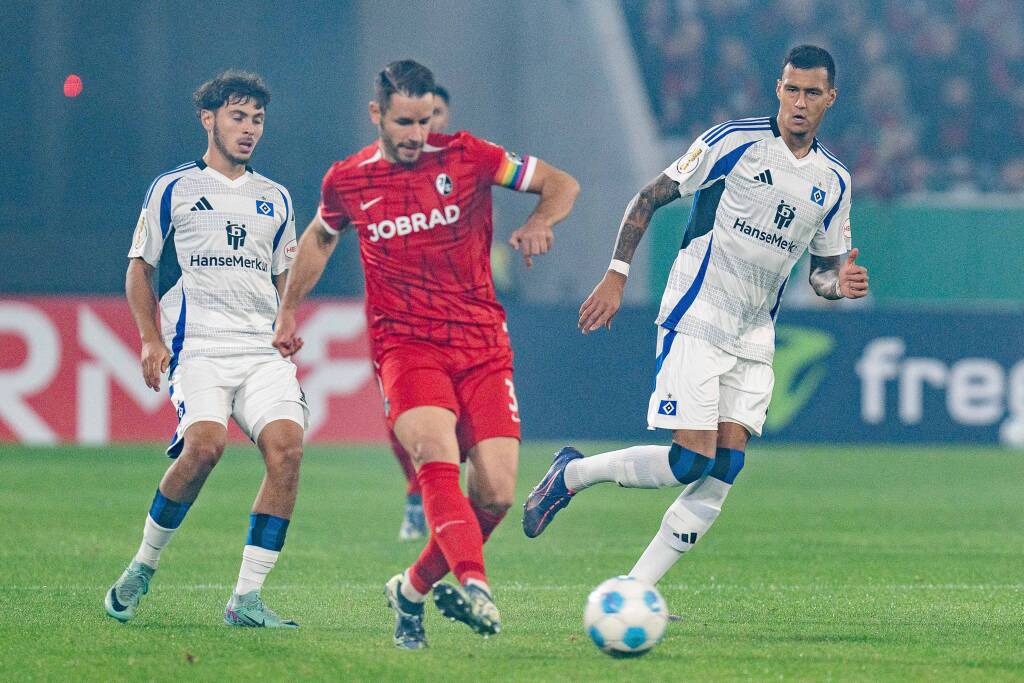 Der SC Freiburg muss im Pokalspiel gegen den Hamburger SV ran. Es wird ein Replay des DFB-Pokal-Halbfinales von 2022.