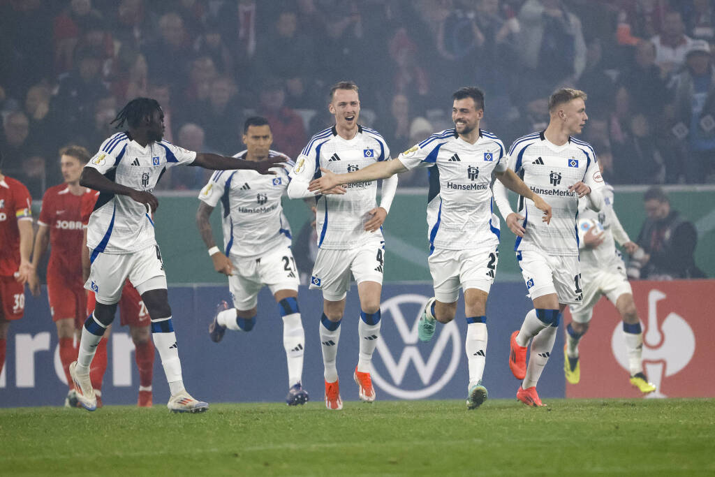 Der SC Freiburg muss im Pokalspiel gegen den Hamburger SV ran. Es wird ein Replay des DFB-Pokal-Halbfinales von 2022.