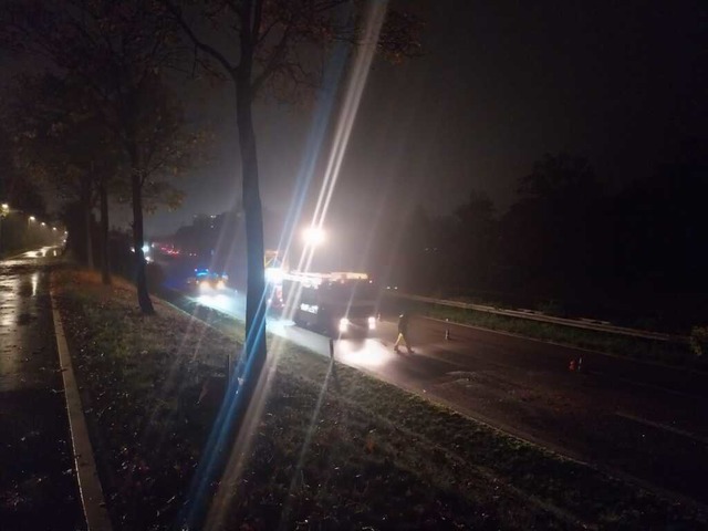 Unfall auf der Guildfordallee in Freiburg mit fnf Autos  | Foto: Sophia Hesser