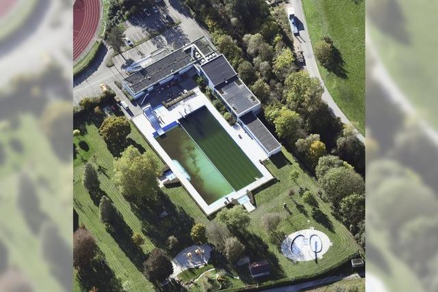 Das Freibad in Winterruhe