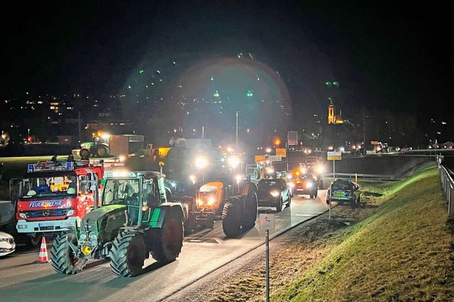 Zu Beginn des Jahres demonstrierten au...dwirte, wie im Neustdter Bildstckle.  | Foto: Tanja Bury