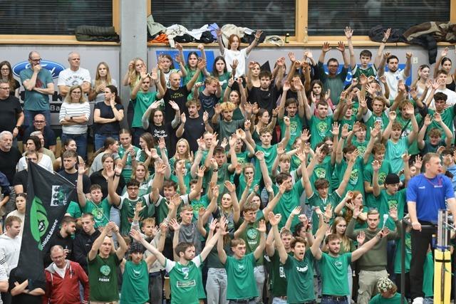 Die Affenbande besiegt in einem Volleyball-Krimi den Champions-League-Club aus Giesen