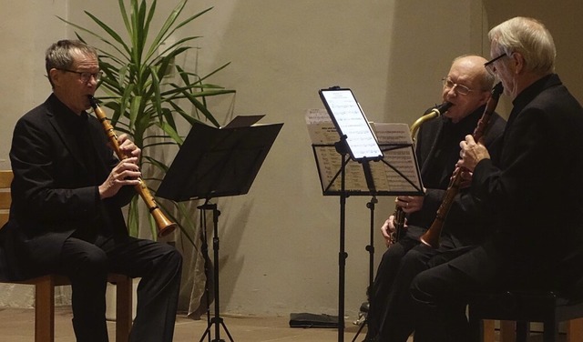 Iain Semple  (von links), Peter Geisle... spielten Stcke aus der Mozart-Zeit.   | Foto: Roswitha Frey