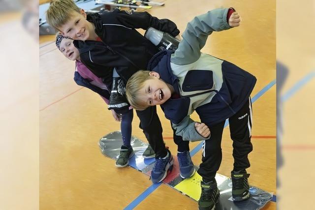 Sportler ausgestattet fr die Piste