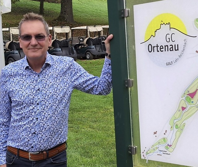 Peter Spindler ist seit Mrz der neue ...Sicht ist Golfen weiterhin attraktiv.   | Foto: Wolfgang Beck