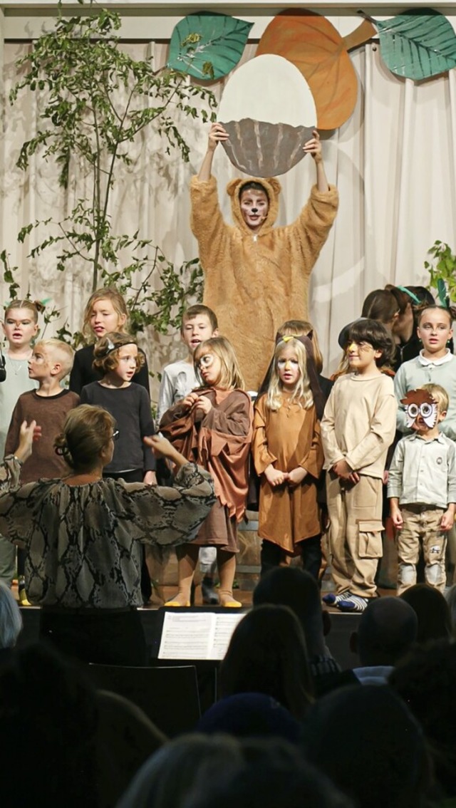 Szene aus dem Musical &#8222;Ohrenbrin Moppeline&#8220; des Kinderchors Au  | Foto: Jugendmusikschule Sdlicher Breisgau