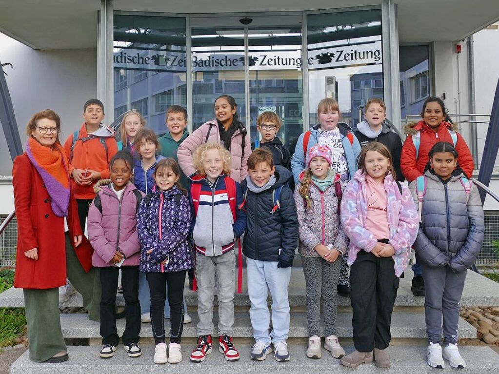 Klasse 4b der Hans-Thoma-Schule Haltingen