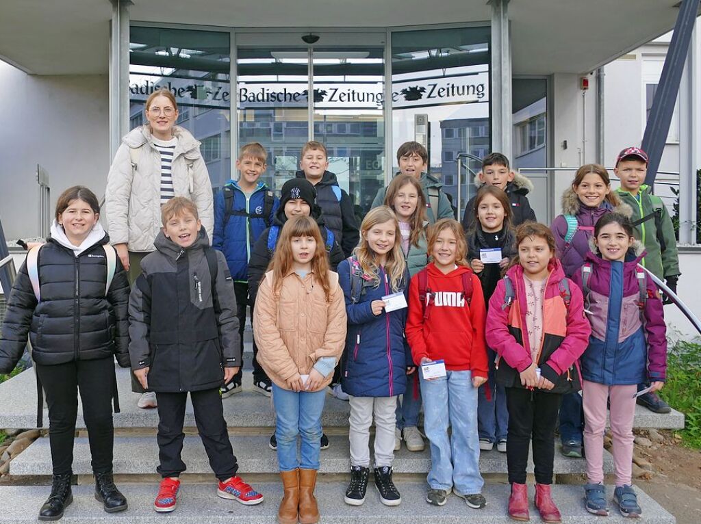 Klasse 4a der Hans-Thoma-Schule Haltingen