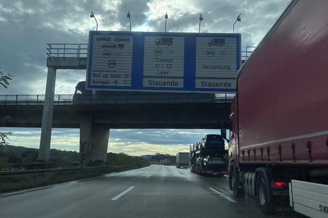 Die Gefahren an den Autobahnzollanlagen Weil und Rheinfelden bleiben vorerst bestehen