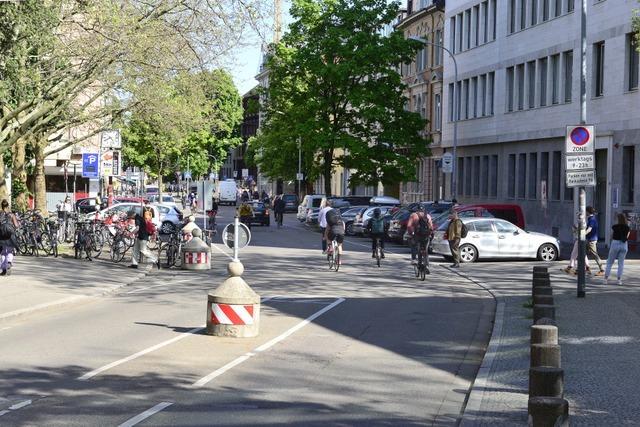 Rempartstrae in Freiburg am Donnerstag gesperrt