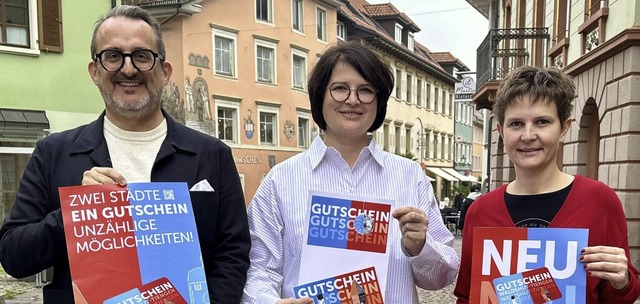 Thomas Wartner, Vorsitzender des Werbe... freuen sich ber die Zusammenarbeit.   | Foto: Sandra Bonitz