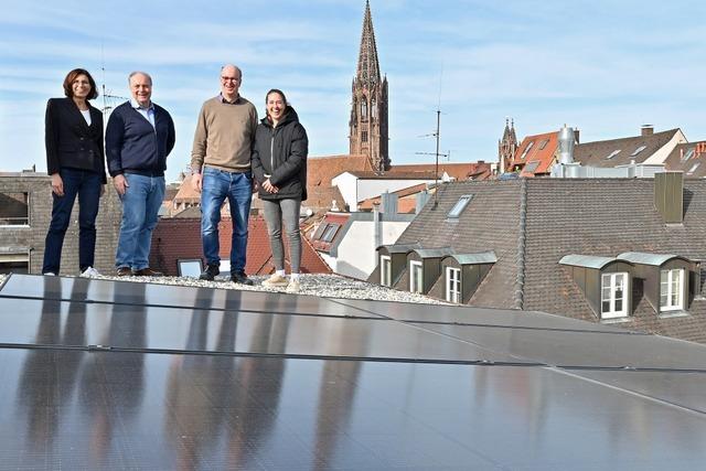 Erstmals kommt in Freiburg Solarstrom vom  Dach eines denkmalgeschtzten Hauses