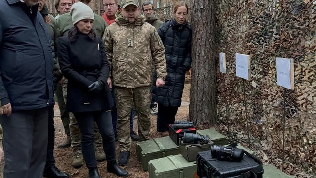 Annalena Baerbock (Bndnis 90/Die Grn...hen der Ukraine, Russland und Belarus.  | Foto: Jrg Blank (dpa)