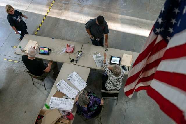 In Ohio haben die Menschen zuletzt eher f&uuml;r die Republikaner gestimmt.  | Foto: Carolyn Kaster/AP