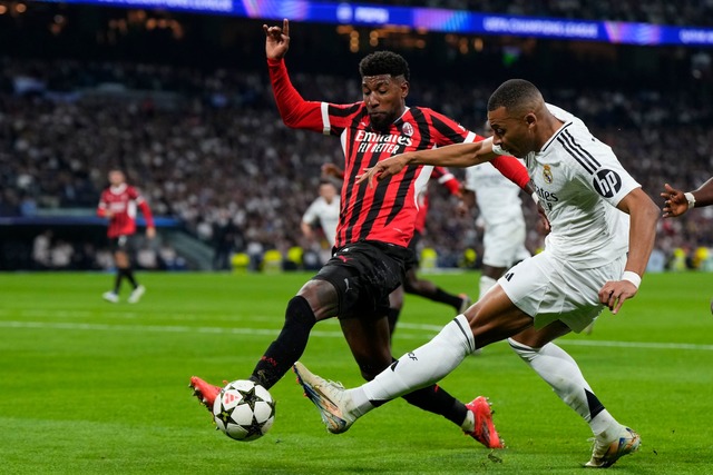 Kylian Mbapp&eacute; ist noch nicht gut integriert ins System von Real Madrid  | Foto: Manu Fernandez/AP