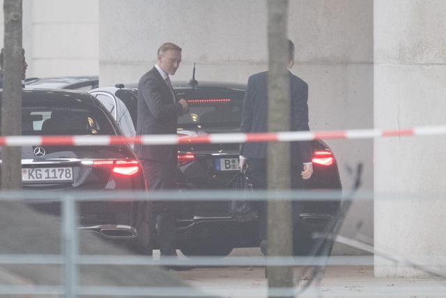 Die Krisengespr&auml;che der Ampel geh...e voraussichtlich entscheidende Runde.  | Foto: Sebastian Christoph Gollnow/dpa