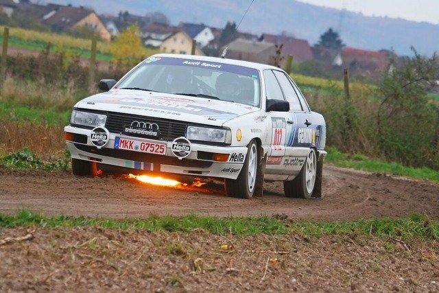 Ein Foto von der Ried-Rallye 2023.  | Foto: Rolf Feger